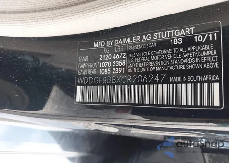 2012 Mercedes-Benz C 300 Luxury 4Matic/Sport 4Matic z USA, uszkodzony, nr VIN WDDGF8BBXCR206247